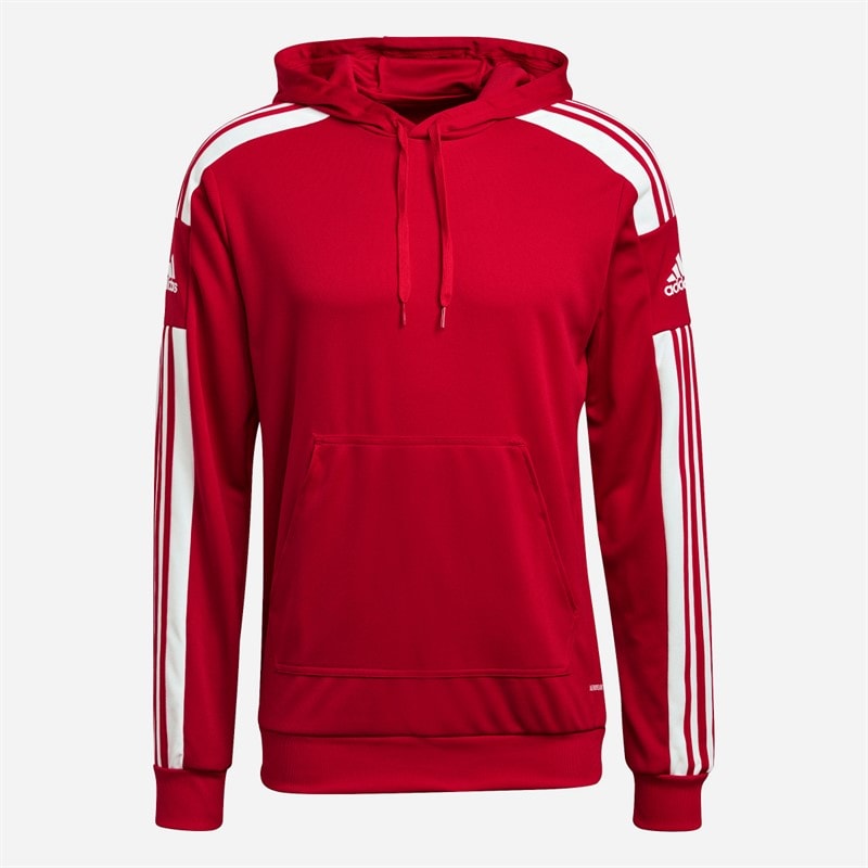 adidas Herre Squadra 21 træningshættetrøje Team Power Red/Hvid