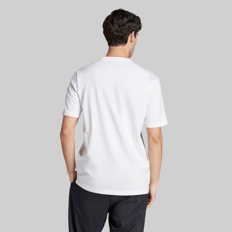 adidas Herre Codes Camo Grafisk T Shirt Hvid - Billede 2