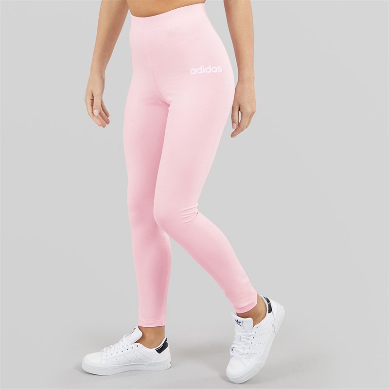 adidas Dame Essentials Lineære Leggings Clear Pink/Hvid - Billede 3
