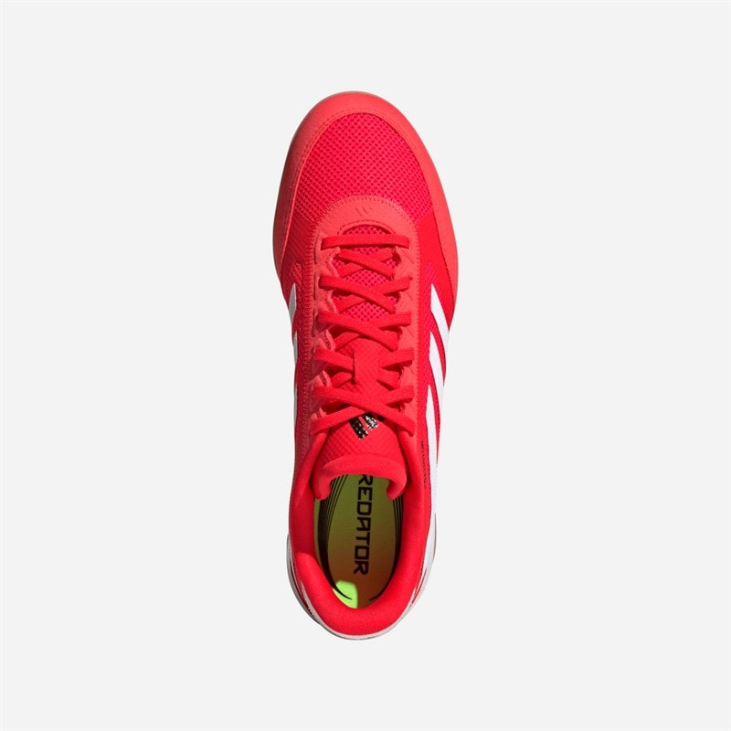 adidas Herre Predator League IN Indendørs Fodboldstøvler Lucid Red/Cloud White/Core Black - Billede 4
