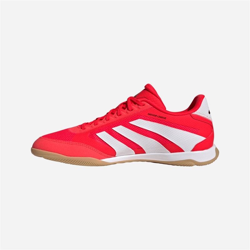 adidas Herre Predator League IN Indendørs Fodboldstøvler Lucid Red/Cloud White/Core Black - Billede 5