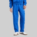 adidas Herre fleece afslappede cargobukser hele sæsonen Royal Blue/Off White