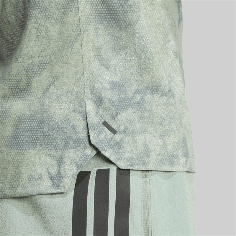 adidas Herre Primelift Grafisk Tanktop Wonder Silver/Sort - Billede 3