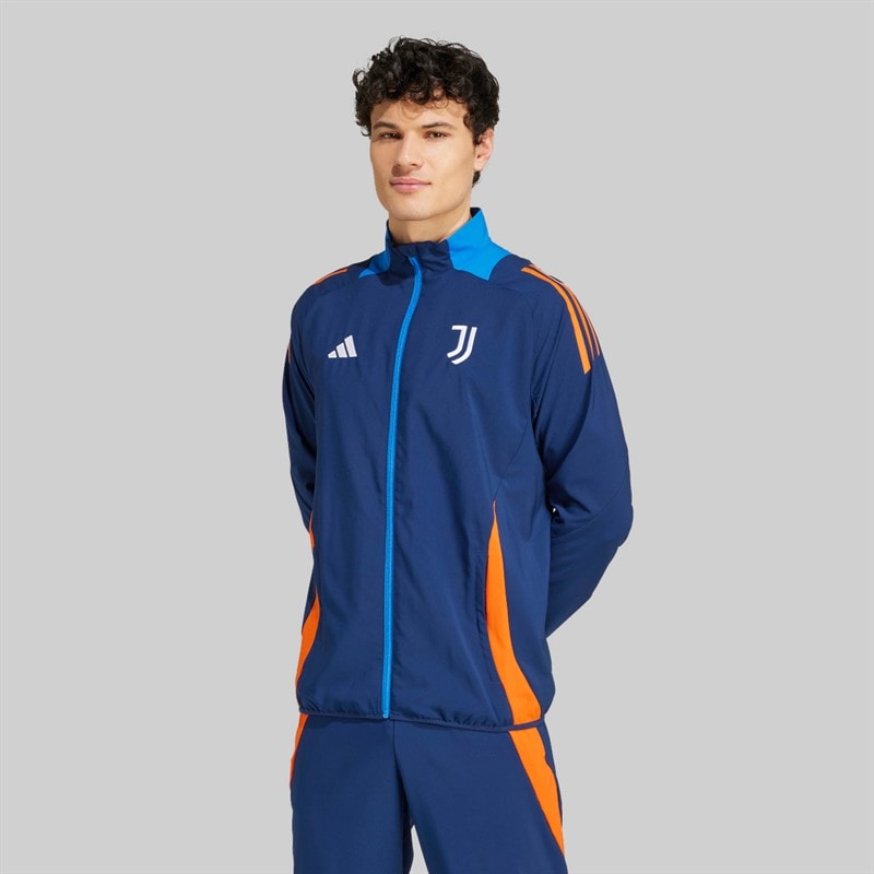 adidas Herre JFC Juventus Tiro 24 Konkurrence Præsentation Træningsjakke Team Navy Blue