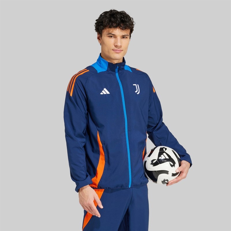 adidas Herre JFC Juventus Tiro 24 Konkurrence Præsentation Træningsjakke Team Navy Blue - Billede 5