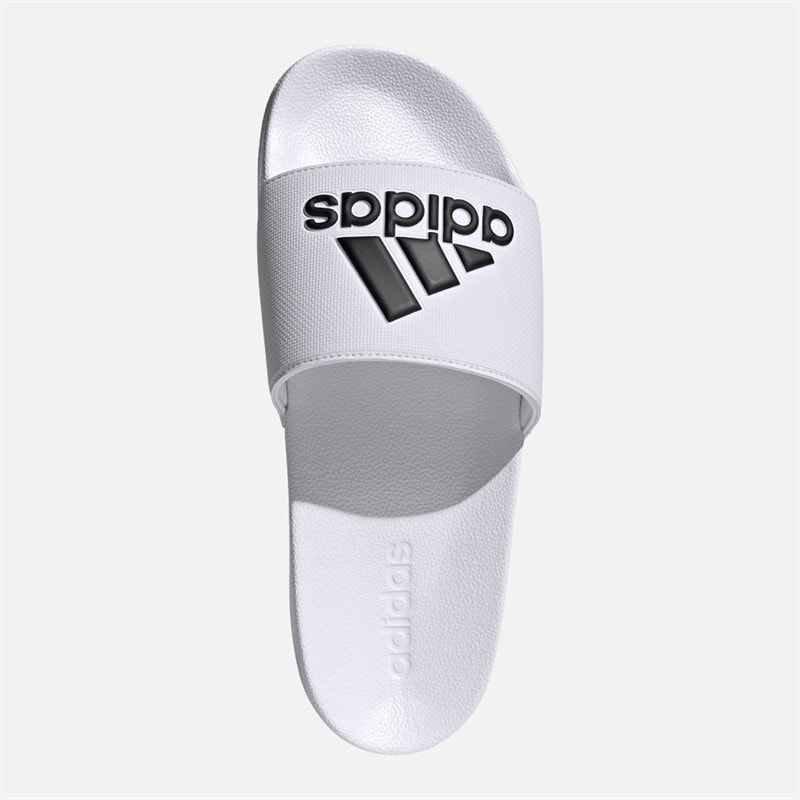 adidas Herre Adilette Shower Sandaler Cloud White/Core Black - Billede 4