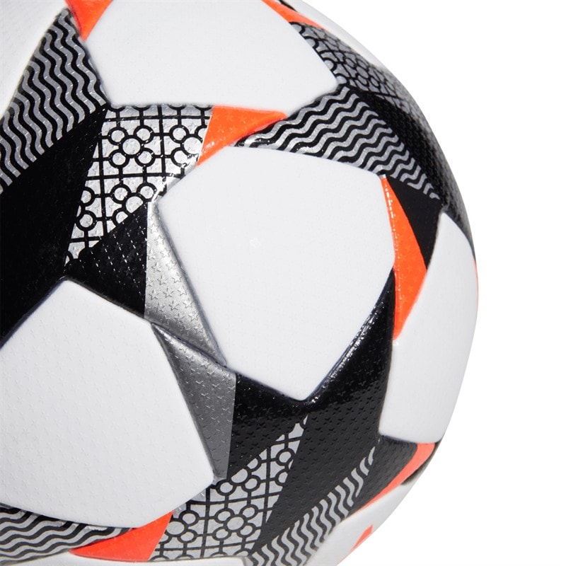 adidas UWCL Champions League Pro 23/24 Slutspil Kampbold (FIFA Kvalitet Pro Certificeret) Hvid/Sort/Solar Red - Billede 3
