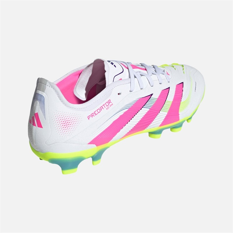 adidas Herre Predator Pro MG Multi Ground Fodboldstøvler Cloud White/Lucid Pink/Lucid Lemon - Billede 3