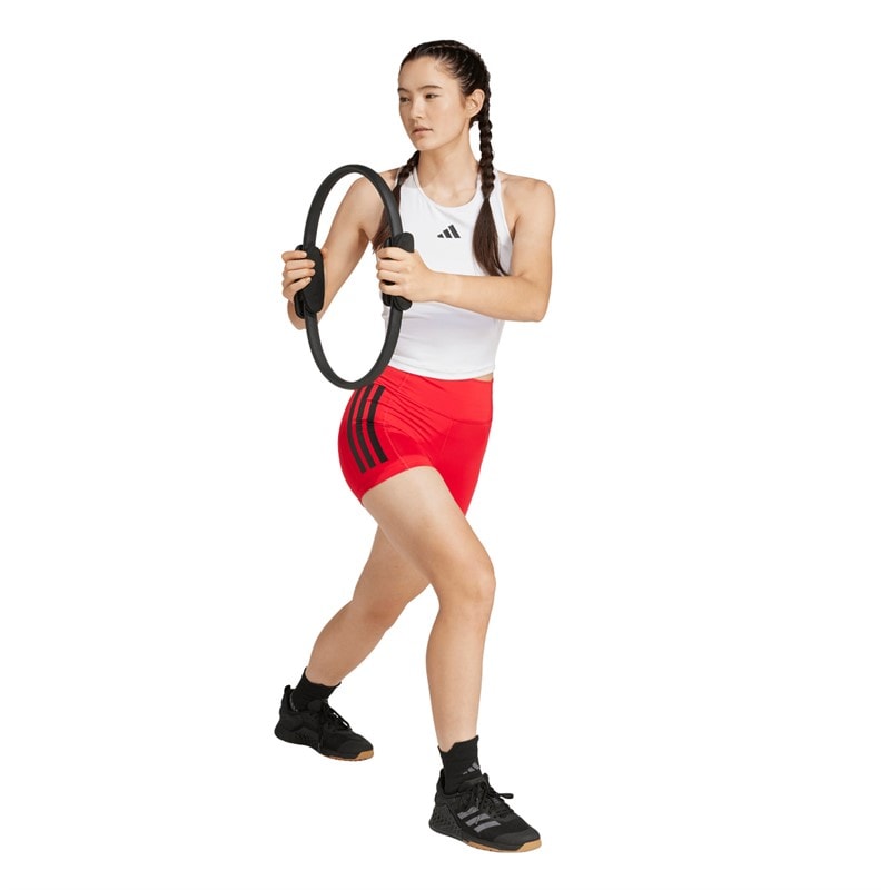 adidas Dame Power 3 Striber Racerback Tanktop Hvid - Billede 3