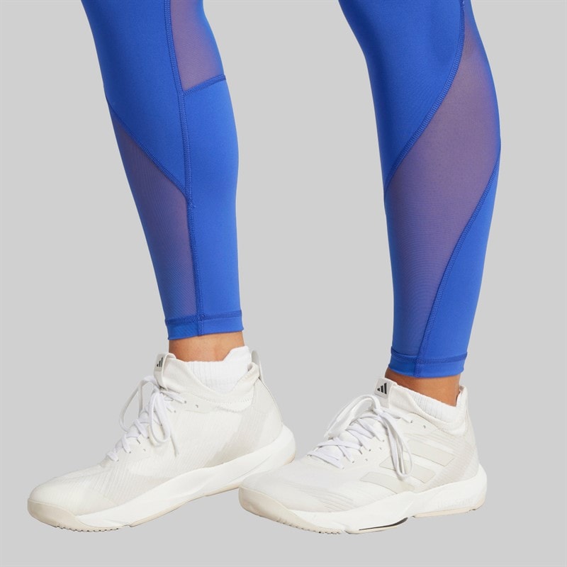 adidas Dame skræddersyet hiit træning 7/8 leggings Semi Lucid Blue - Billede 4