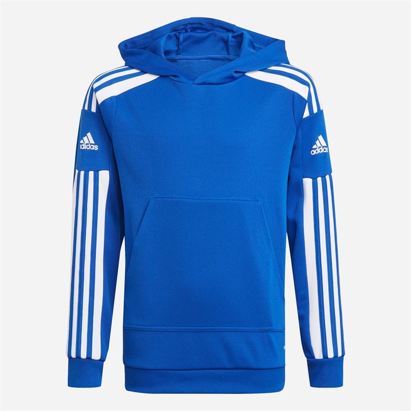 adidas Junior Drenge Squadra 21 Hættetrøje Royal Blue/Hvid - Billede 1