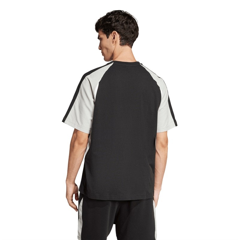adidas Herre sæsonens vigtigste farveblok T-shirt Sort - Billede 2