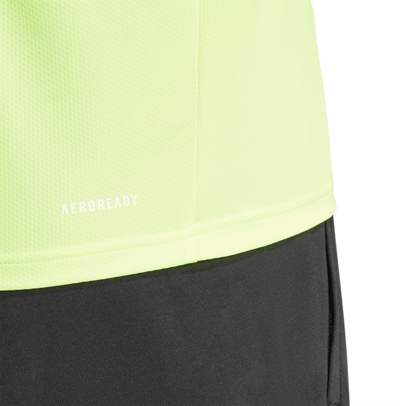 adidas Herre Træn Essentials T-shirt Lucid Lemon/Hvid - Billede 5