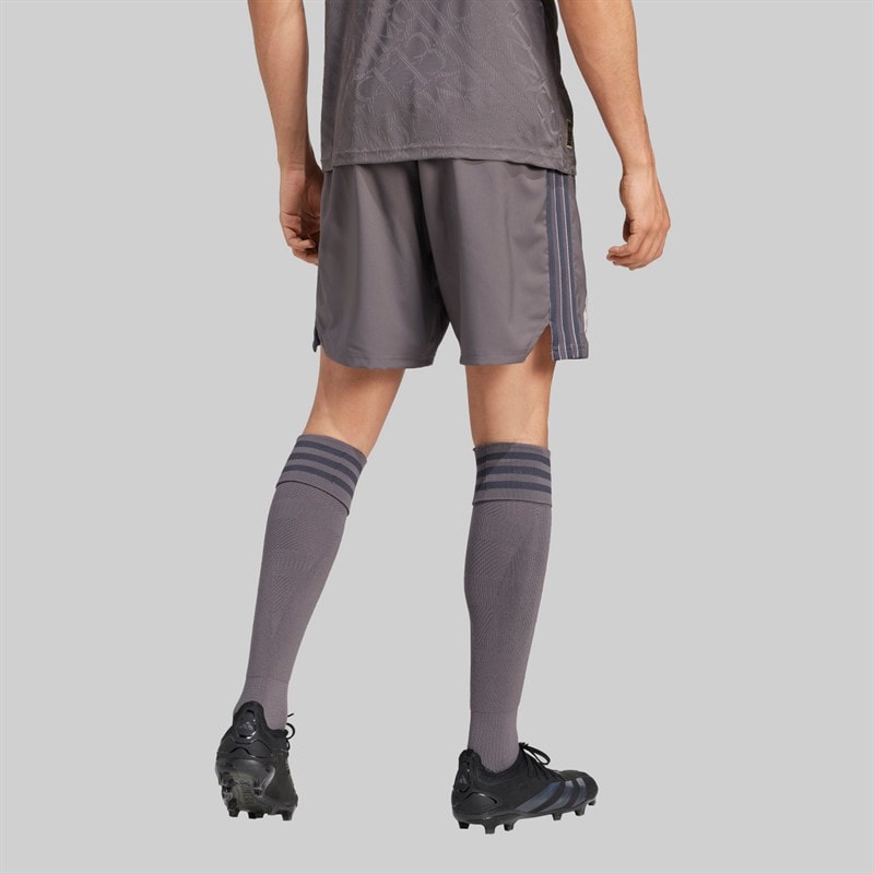 adidas Herre RMCF Real Madrid 24/25 Autentiske Tredje Shorts Charcoal - Billede 2