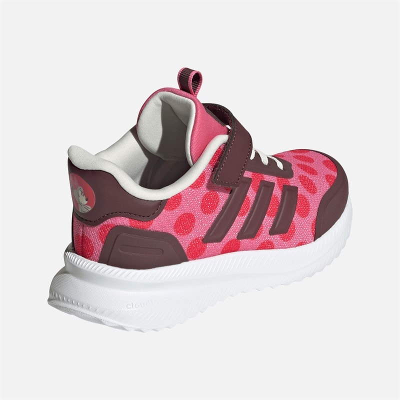 adidas Piger X Disney Minnie Mouse Træningssko Pink Fusion/Aurora Ruby/Pure Ruby - Billede 3