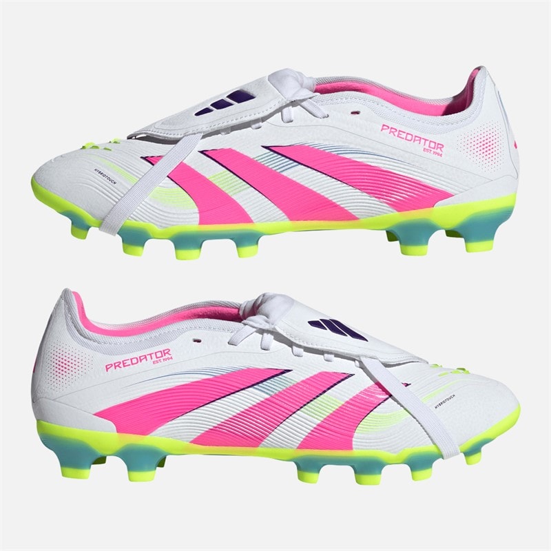 adidas Herre Predator Pro FT MG Multi Ground Fodboldstøvler Cloud White/Lucid Pink/Lucid Lemon