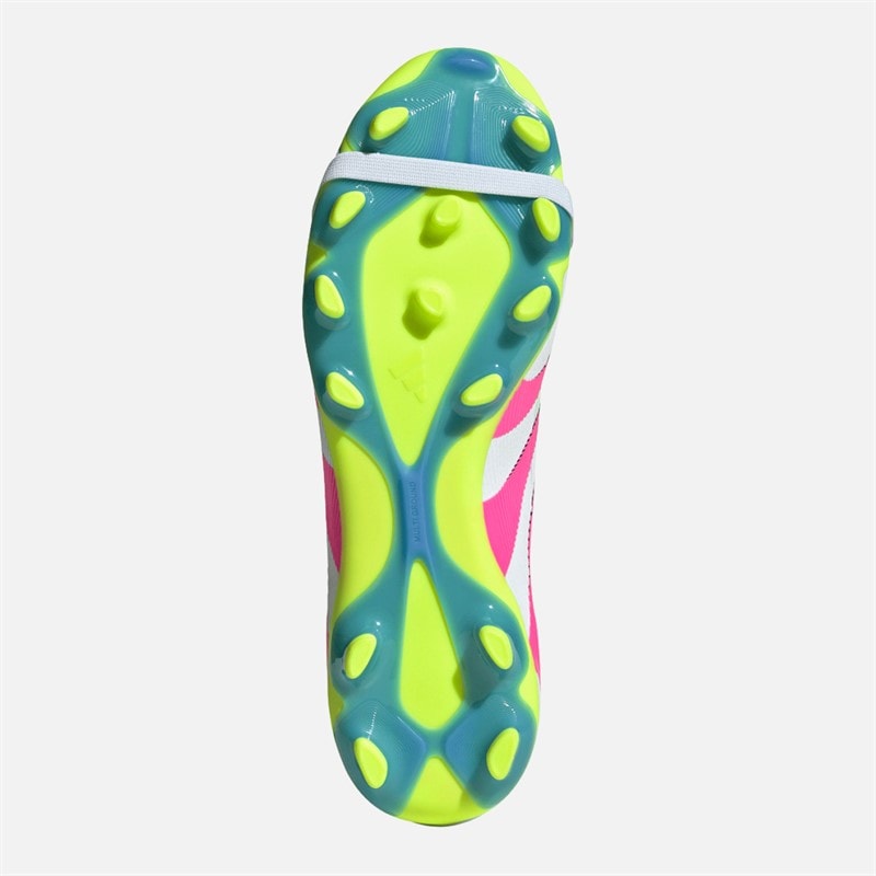 adidas Herre Predator Pro FT MG Multi Ground Fodboldstøvler Cloud White/Lucid Pink/Lucid Lemon - Billede 2