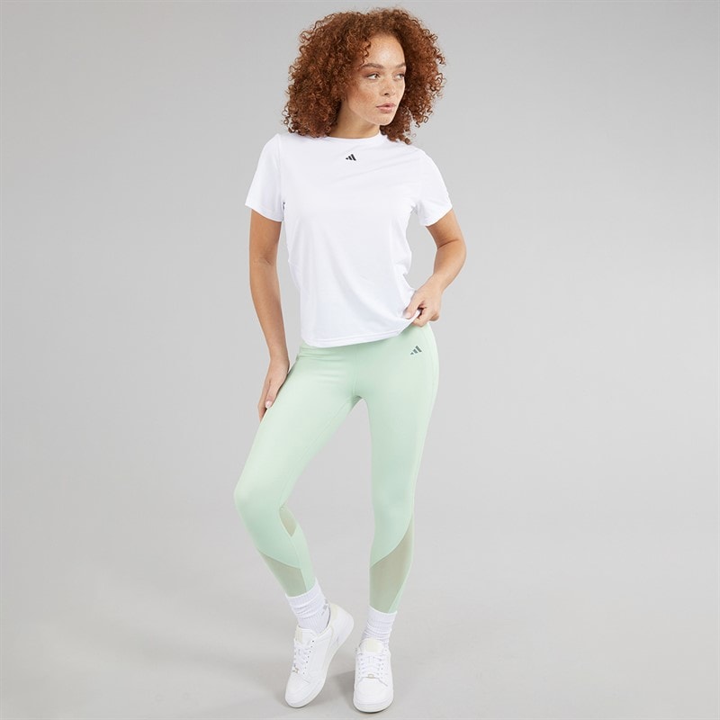 adidas Dame skræddersyede Hiit træning 7/8 leggings Linen Green - Billede 4