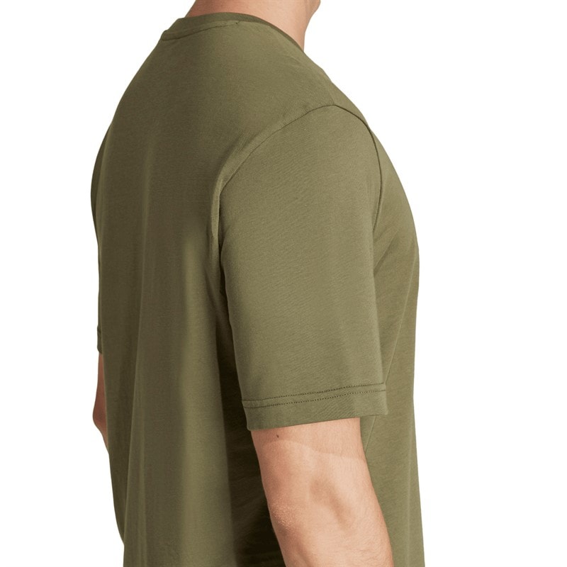 adidas Herre Codes Camo Grafik T-shirt Olive Strata - Billede 4