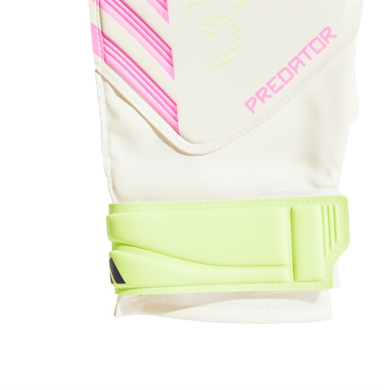 adidas Predator Trænings Målmands Handsker Hvid/Hvid/Lucid Lemon - Billede 4