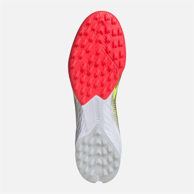 adidas Herre F50 Pro TF Astro Fodboldstøvler Cloud White/Core Black/Solar Yellow - Billede 2
