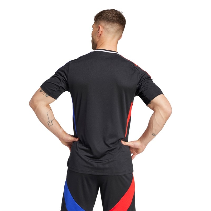 adidas Herre OL Olympique Lyonnais 24/25 udebane trøje Sort - Billede 2