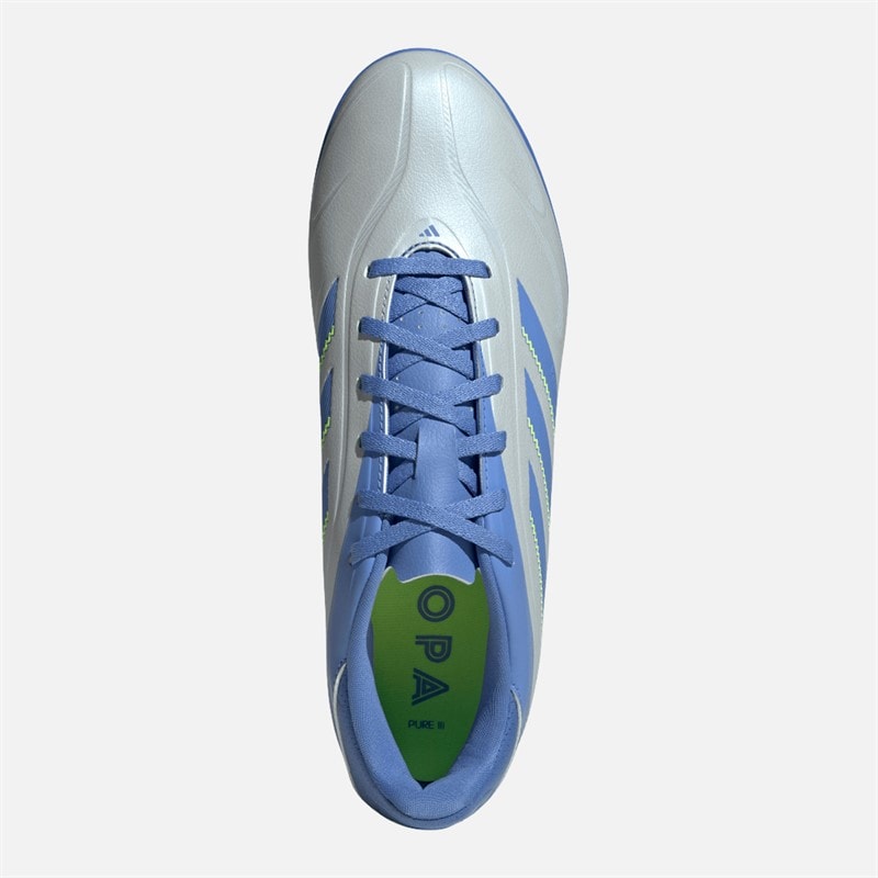 adidas Herre Copa Pure 3 Club TF Astro Fodboldstøvler Halo Blue/Blue Fusion/Lucid Lemon - Billede 4