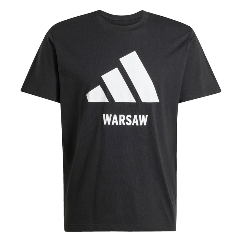 adidas Herre Warsaw Logo T-shirt Sort
