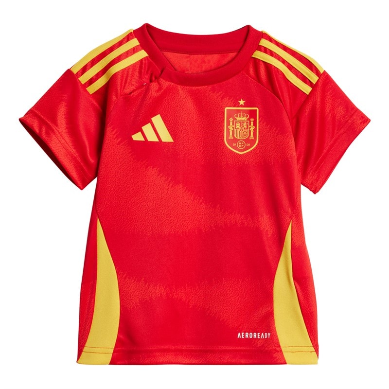 adidas spædBørn FEF Spanien 24/25 Hjemme trøje og shorts sæt Better Scarlet - Billede 2