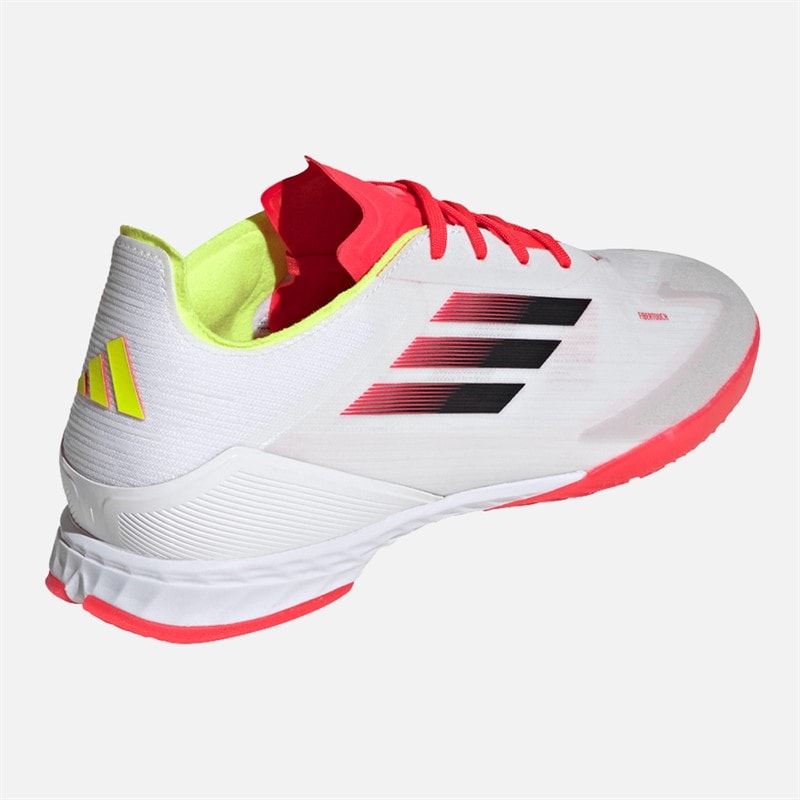 adidas Herre F50 Pro Indendørs Fodboldstøvler Hvid/Sort/Solar Yellow - Billede 3