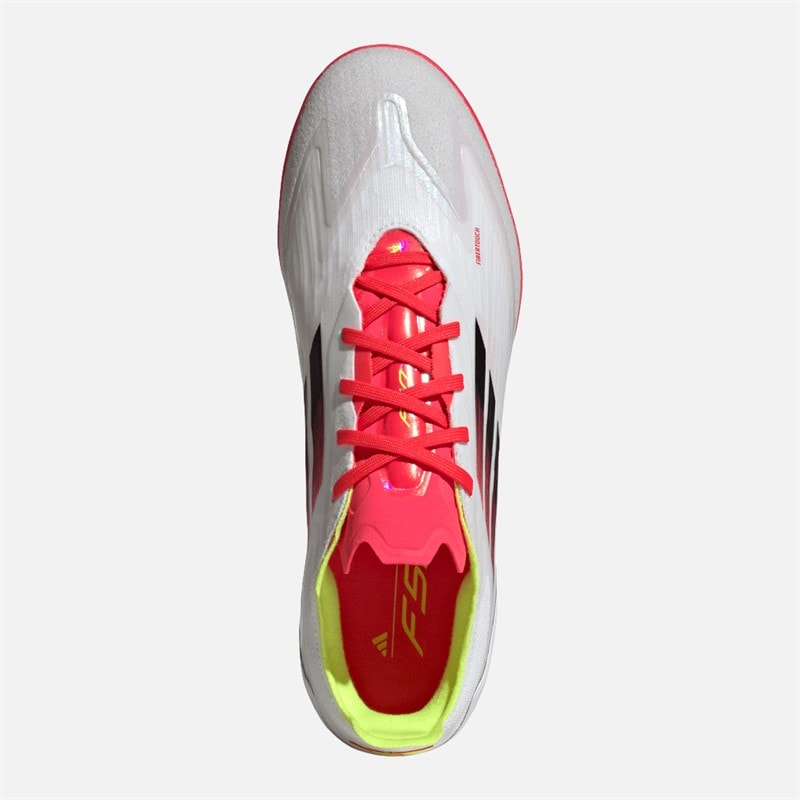 adidas Herre F50 Pro Indendørs Fodboldstøvler Hvid/Sort/Solar Yellow - Billede 4