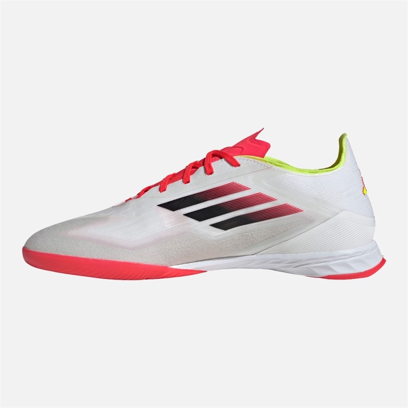 adidas Herre F50 Pro Indendørs Fodboldstøvler Hvid/Sort/Solar Yellow - Billede 5
