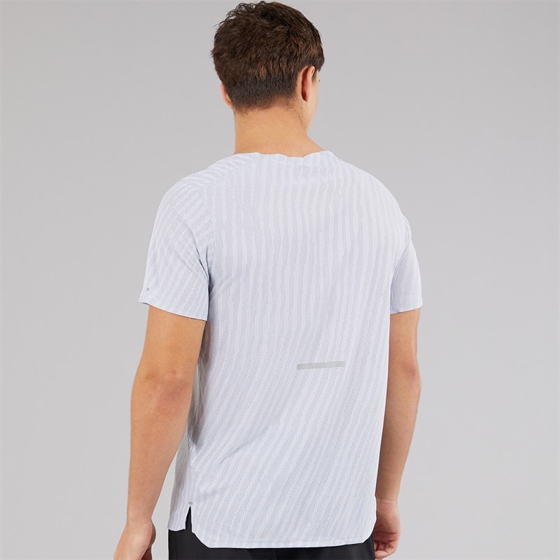 adidas Herre Adi365 Climacool+ Løbe T-shirt Halo Silver/Hvid - Billede 2