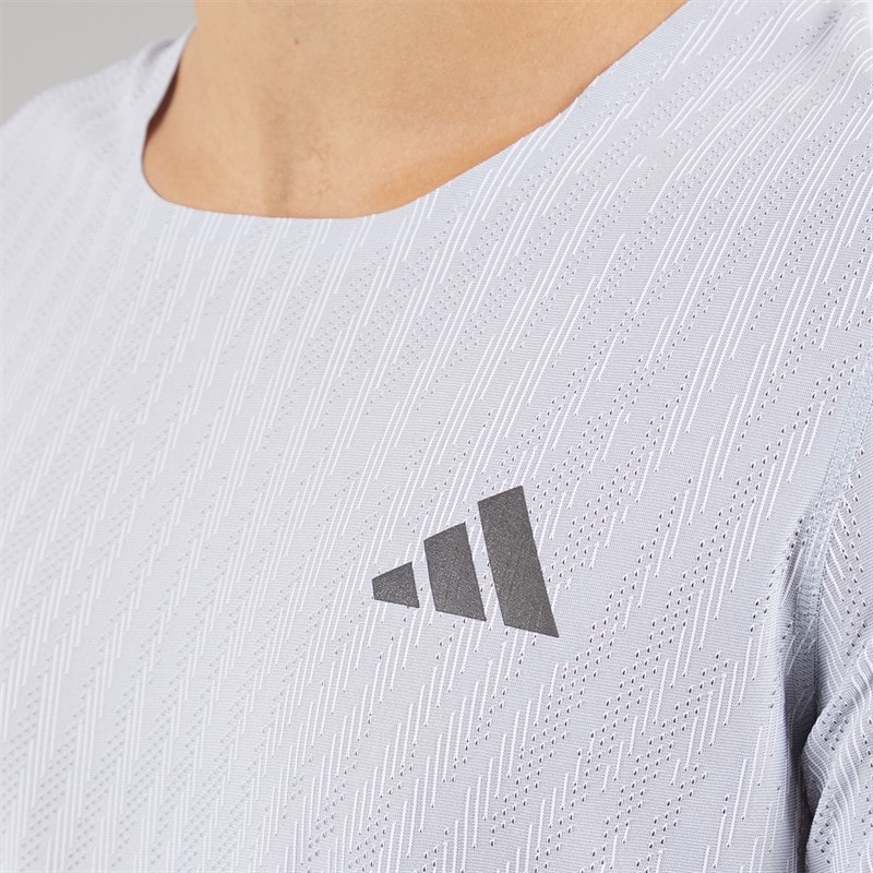 adidas Herre Adi365 Climacool+ Løbe T-shirt Halo Silver/Hvid - Billede 3