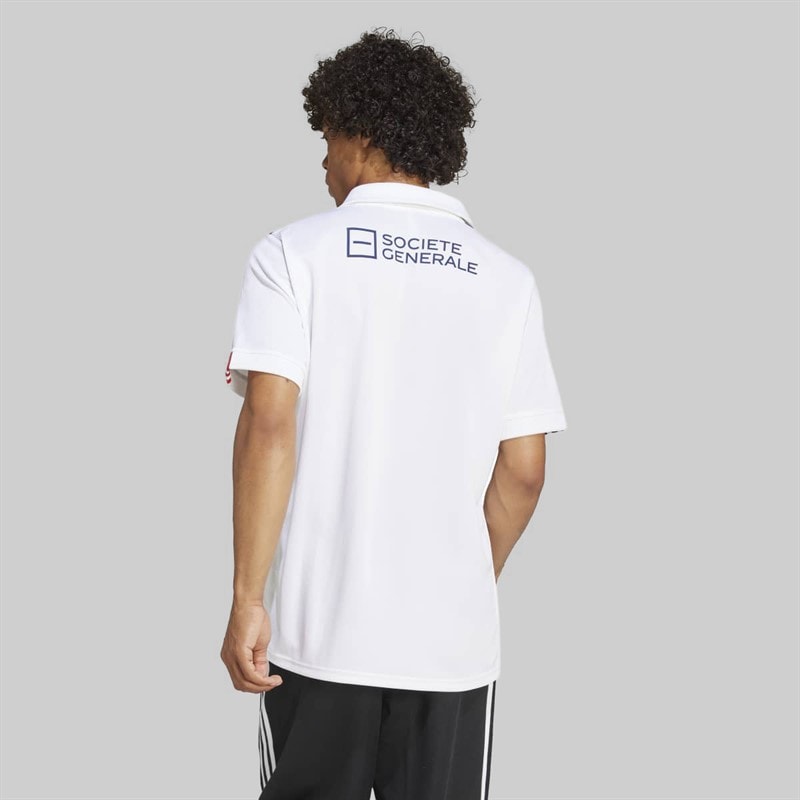 adidas Herre FFR Frankrig Rugby 24/25 Udebanetrøje Hvid - Billede 4