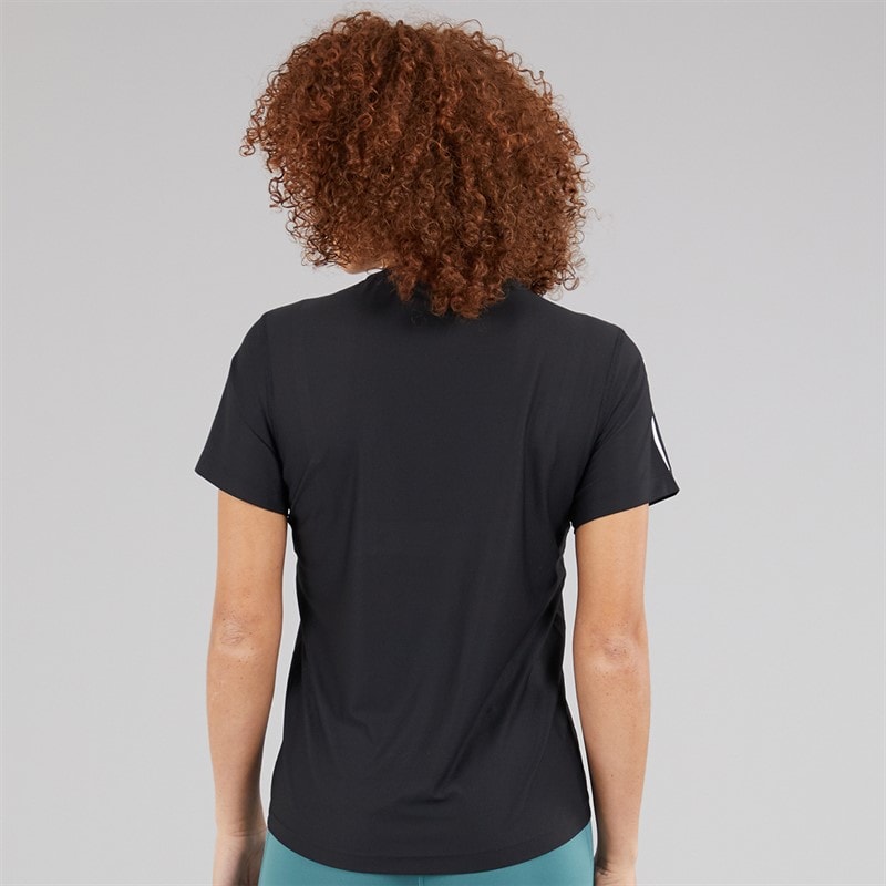 adidas Dame Own The Run Løbe T-shirt Sort - Billede 2