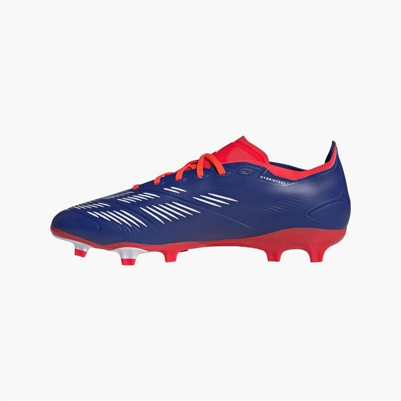 adidas Herre Predator League Fremgangspakke FG Fast Grund Fodboldstøvler Lucid Blue/Cloud White/Solar Red - Billede 5