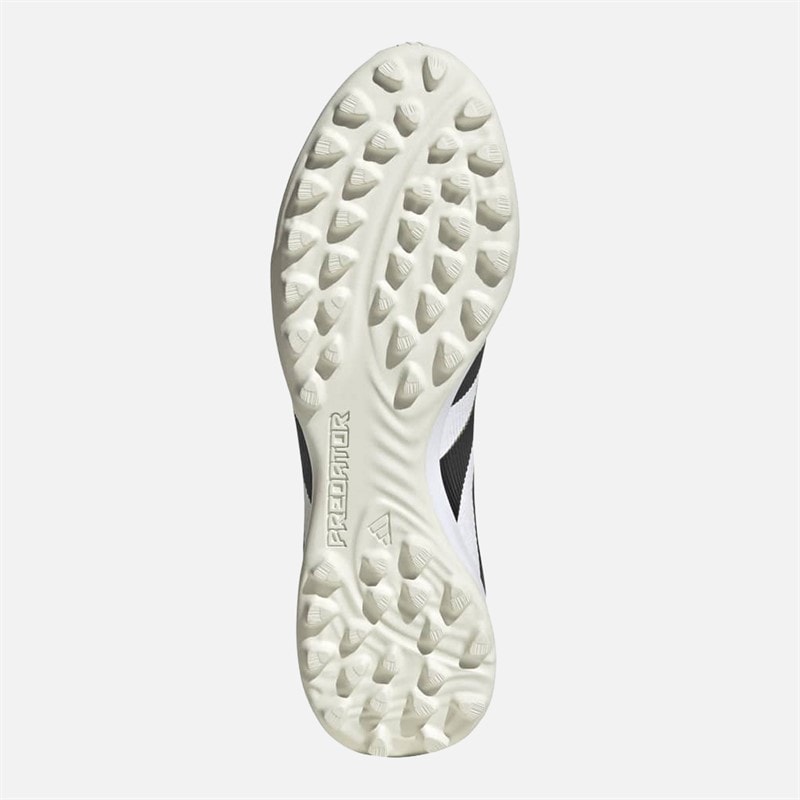 adidas Herre Predator League TF Astro Fodboldstøvler Cloud White/Core Black/Gold Metallic - Billede 2