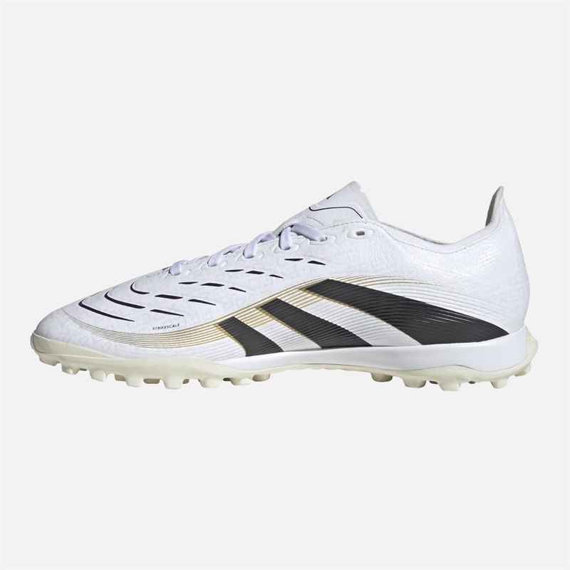 adidas Herre Predator League TF Astro Fodboldstøvler Cloud White/Core Black/Gold Metallic - Billede 5