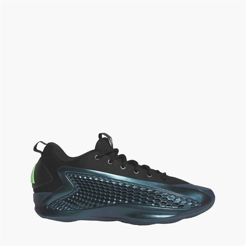 adidas Herre Anthony Edwards 1 Low 'Metamorphosis' Basketball Sko Arctic Night/Core Black/Screaming Green - Billede 1