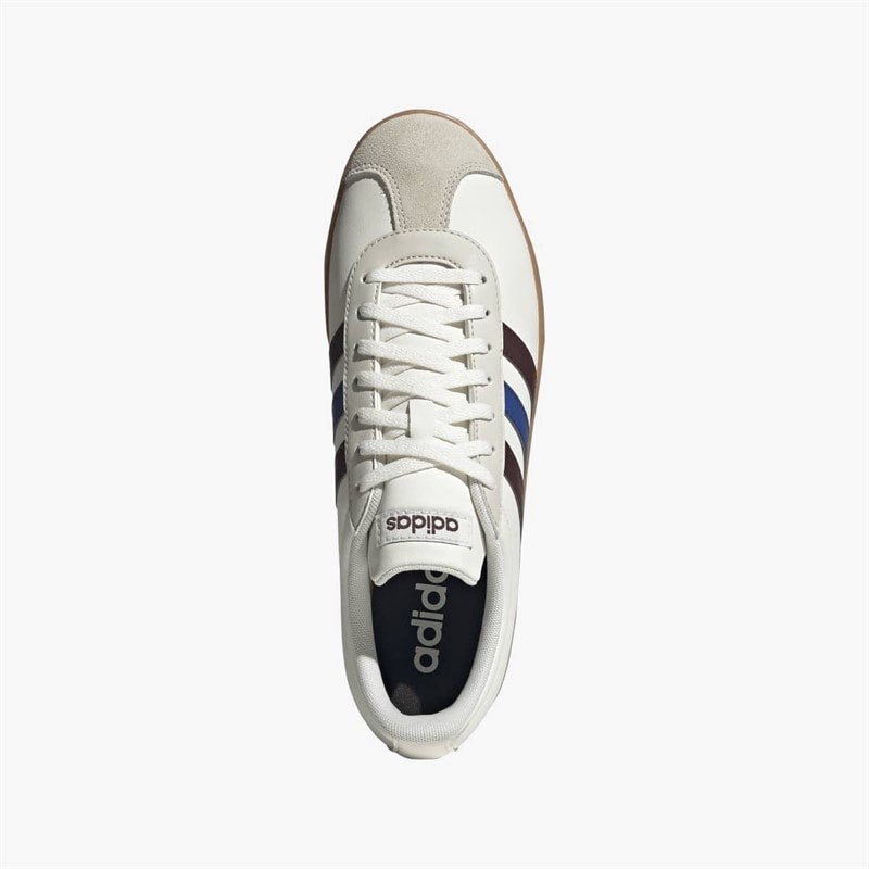 adidas VL Court Base Træningssko Cloud White/Aurora Ruby/Royal Blue - Billede 4
