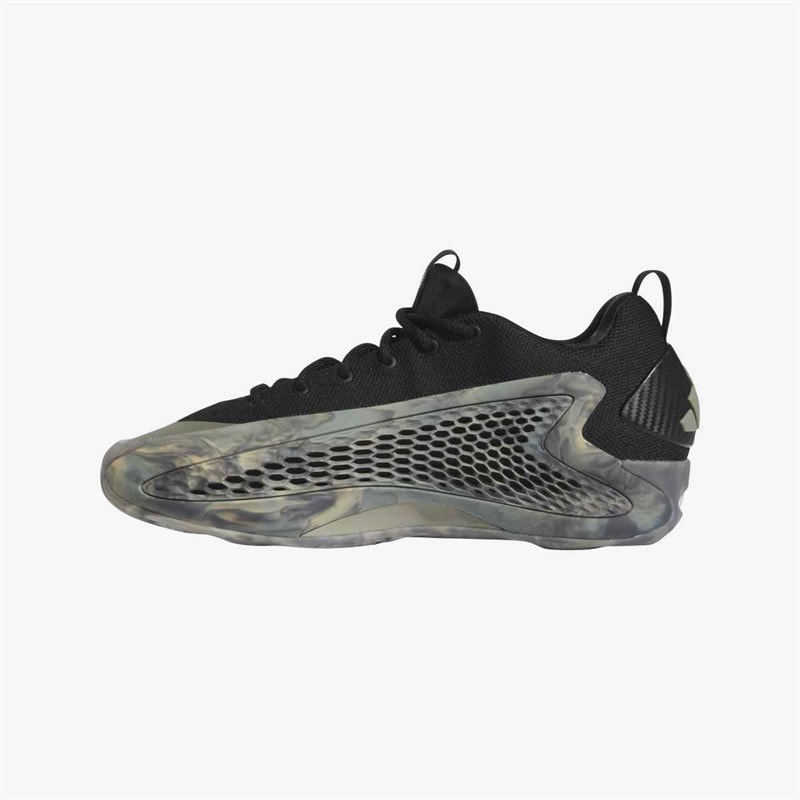adidas Herre Anthony Edwards 1 Low 'Ascent' Basketballsko Silver Pebble/Core Black/Wonder Beige - Billede 5