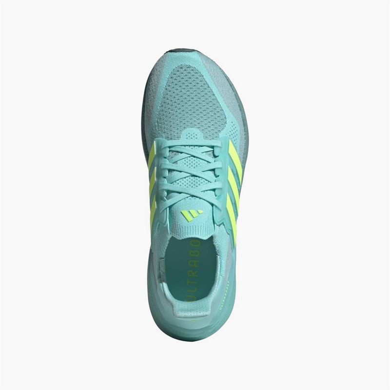 adidas Herre Ultraboost 5 Neutrale Løbesko Flash Aqua/Lucid Lemon/Mint Ton - Billede 4