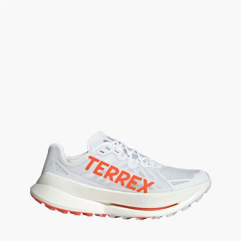 adidas Herre Terrex Agravic Speed Ultra Trail Løbesko Cloud White/Impact Orange/Dash Grey