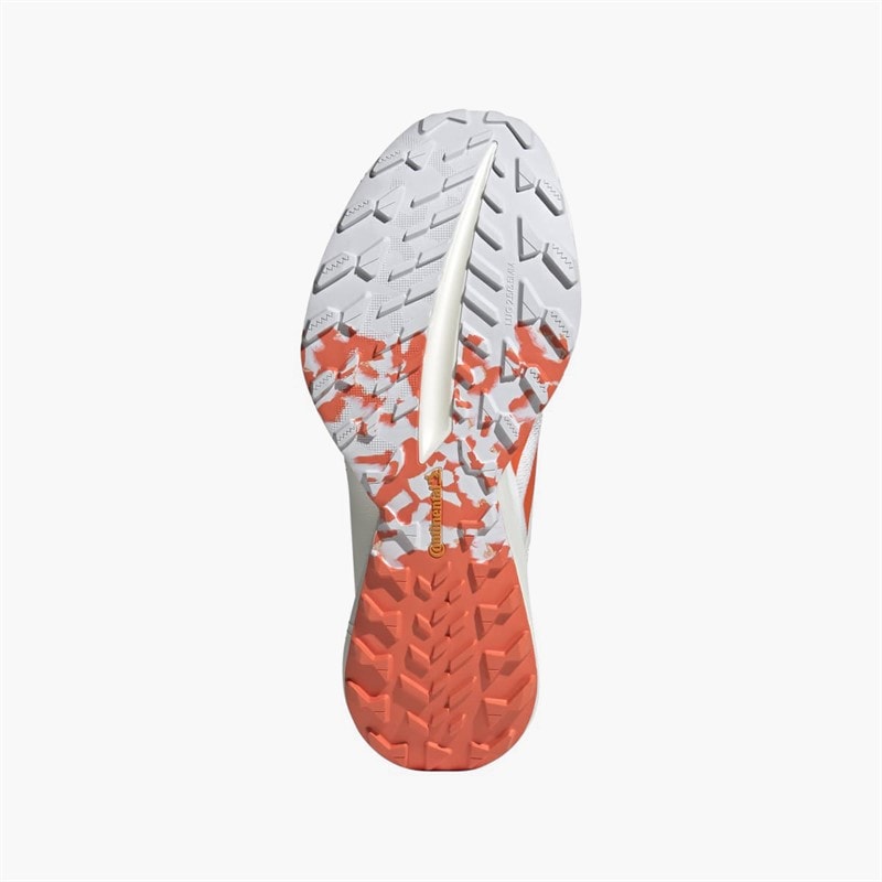 adidas Herre Terrex Agravic Speed Ultra Trail Løbesko Cloud White/Impact Orange/Dash Grey - Billede 2