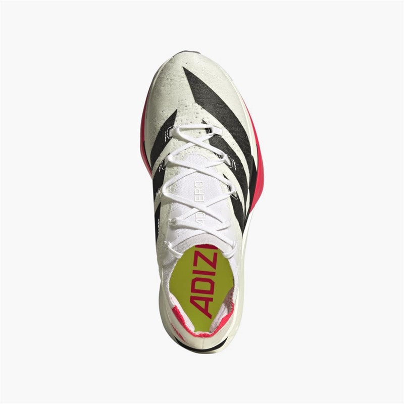 adidas Herre Adizero Prime X3 Strung Neutrale Løbesko Cloud White/Core Black/Lucid Red - Billede 4