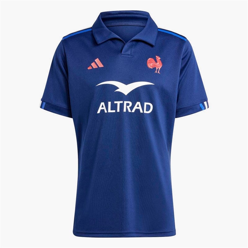 adidas Herre FFR Frankrig Rugby 24/25 Hjemme trøje Dark Blue