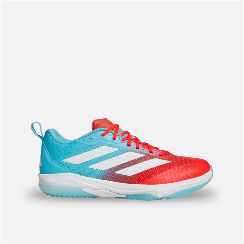 adidas Herre Adizero Impact Turf Baseball Sko Bright Cyan/Footwear White/Bright Red - Billede 1