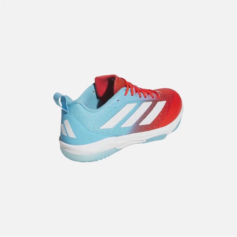 adidas Herre Adizero Impact Turf Baseball Sko Bright Cyan/Footwear White/Bright Red - Billede 3