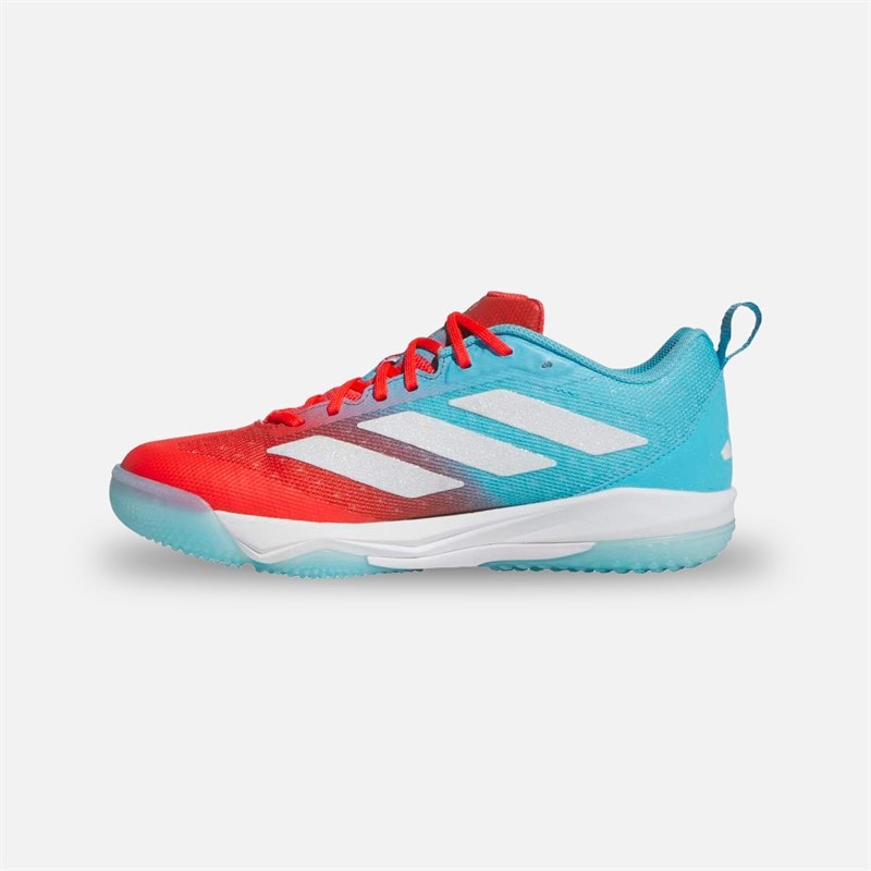 adidas Herre Adizero Impact Turf Baseball Sko Bright Cyan/Footwear White/Bright Red - Billede 5